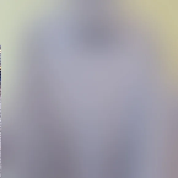 IZOD Button Up Shirt Mens large Blue White Plaid Houndstooth Long Sleeve Preppy - Picture 2 of 7